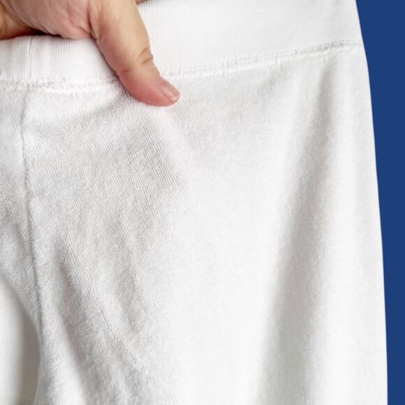 VTG Vintage Juicy Couture White Terry Capri Pant 2002-2006 Size Small Comfy S - Picture 9 of 9